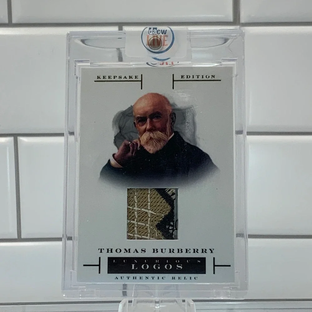 Keepsake Edition Thomas Burberry Luxurious Logos R-TB Fabric Relic Card